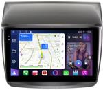 Магнитола для Mitsubishi L200 4, Pajero Sport 2 2006-2016 - FarCar S500-TS10 монитор 9.5" QLED на Android 14, Быстрая, CarPlay, 4G SIM-слот