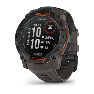 Смарт часы Instinct® 3 – 50 мм, Solar, черный корпус с черным ремешком