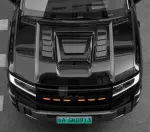 Накладка на капот для BYD Leopard 8 2024+ Fang Cheng Bao Bao 8 Лепоард 8 Капот