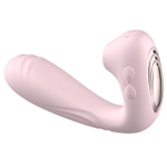Розовый вибратор для точной стимуляции клитора и точки G Secwell Suction Vibrator Delight Come Alive SW1059