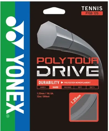 Струны теннисные Yonex Poly Tour Drive (12 m) - silver