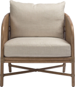 Кресло McGuire Plaid Lounge Chair