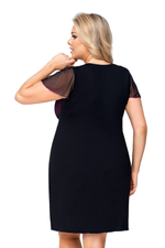 Zoya plus nightdress Black