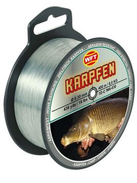 Леска монофильная WFT Zielfisch KARPFEN (КАРП) 400 м, 0,30 мм