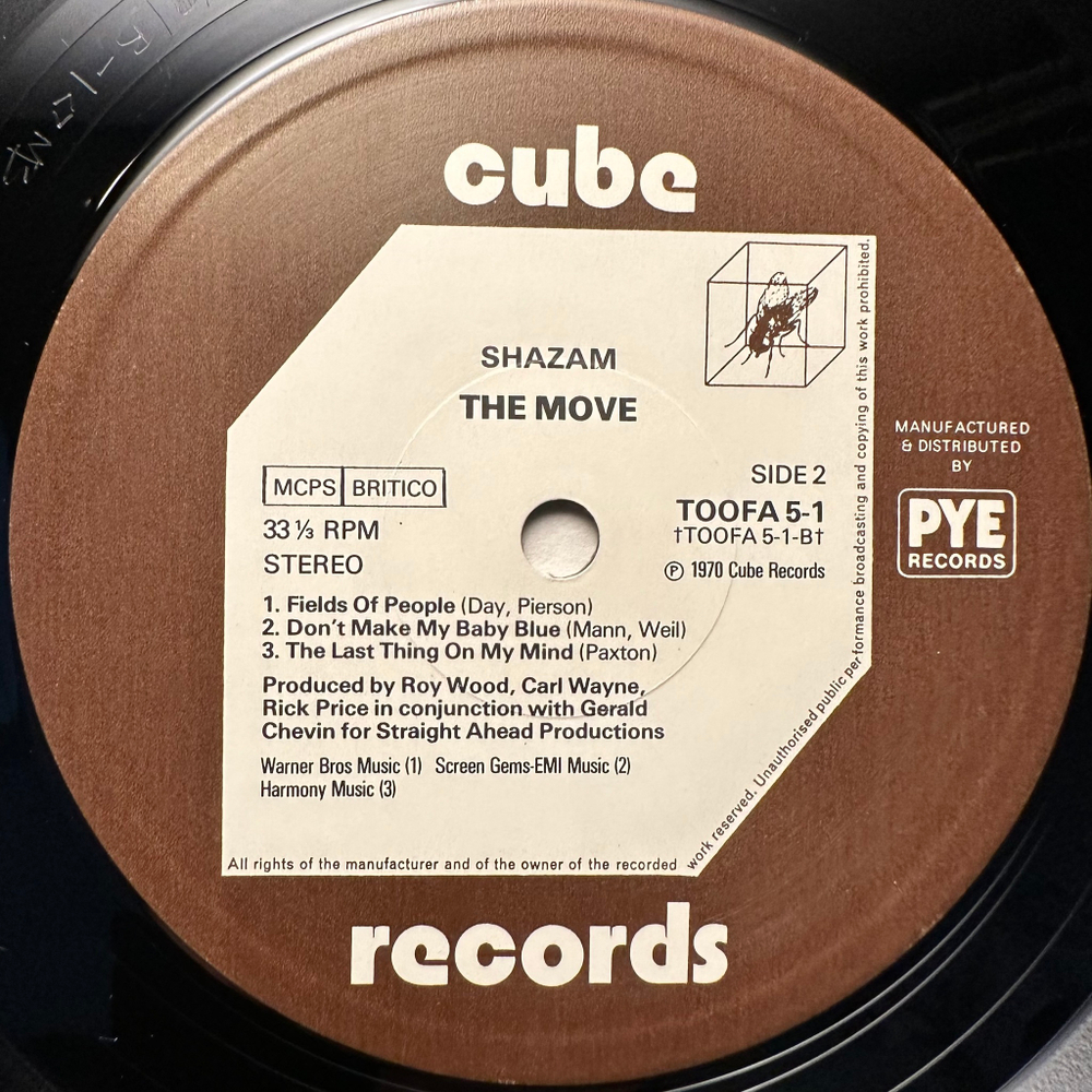 The Move - Shazam / Move 2LP (Англия 1972г.)