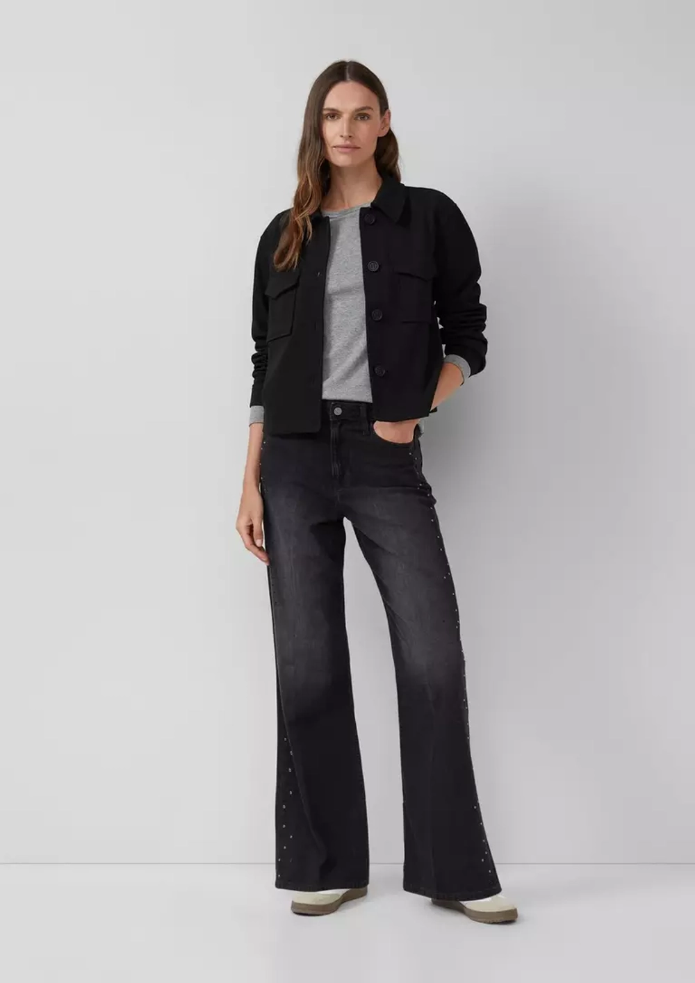 Джинсы Regular Fit / High Rise / Wide Leg / s.Oliver