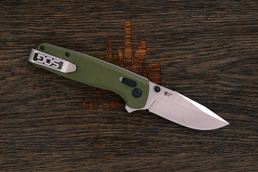 Складной нож SOG Terminus XR, сталь D2, рукоять G10 оливковый