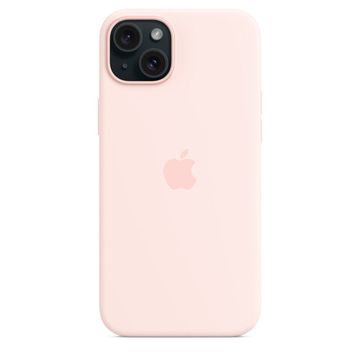Силиконовый чехол Apple для iPhone 15 Plus MagSafe Розовый