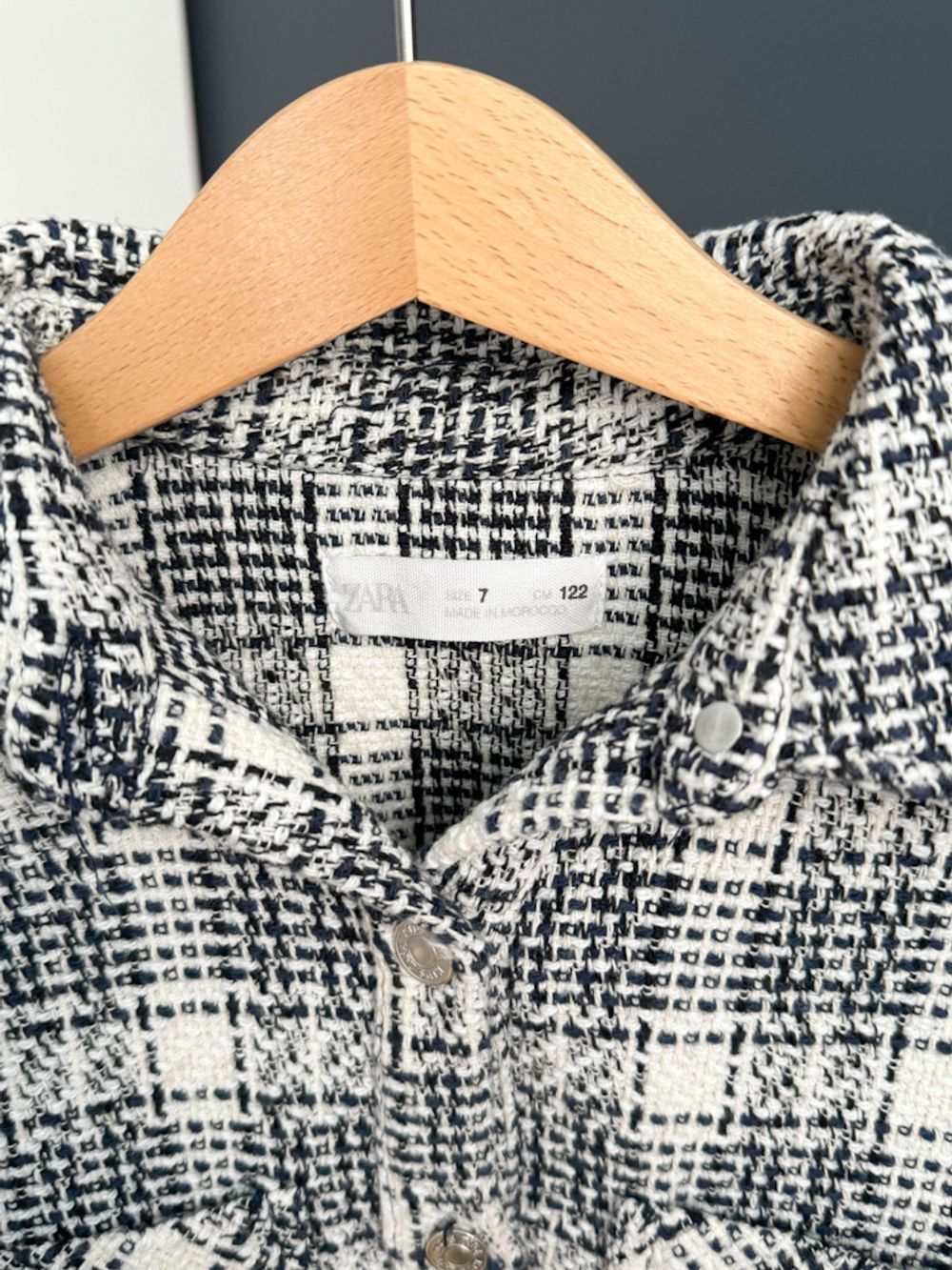 Хлопковая рубашка Zara, 122