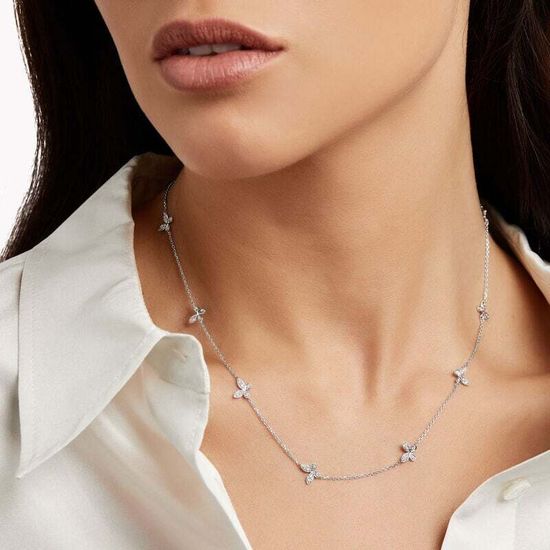 Колье Graff Pavé Butterfly Diamond Petite Necklace