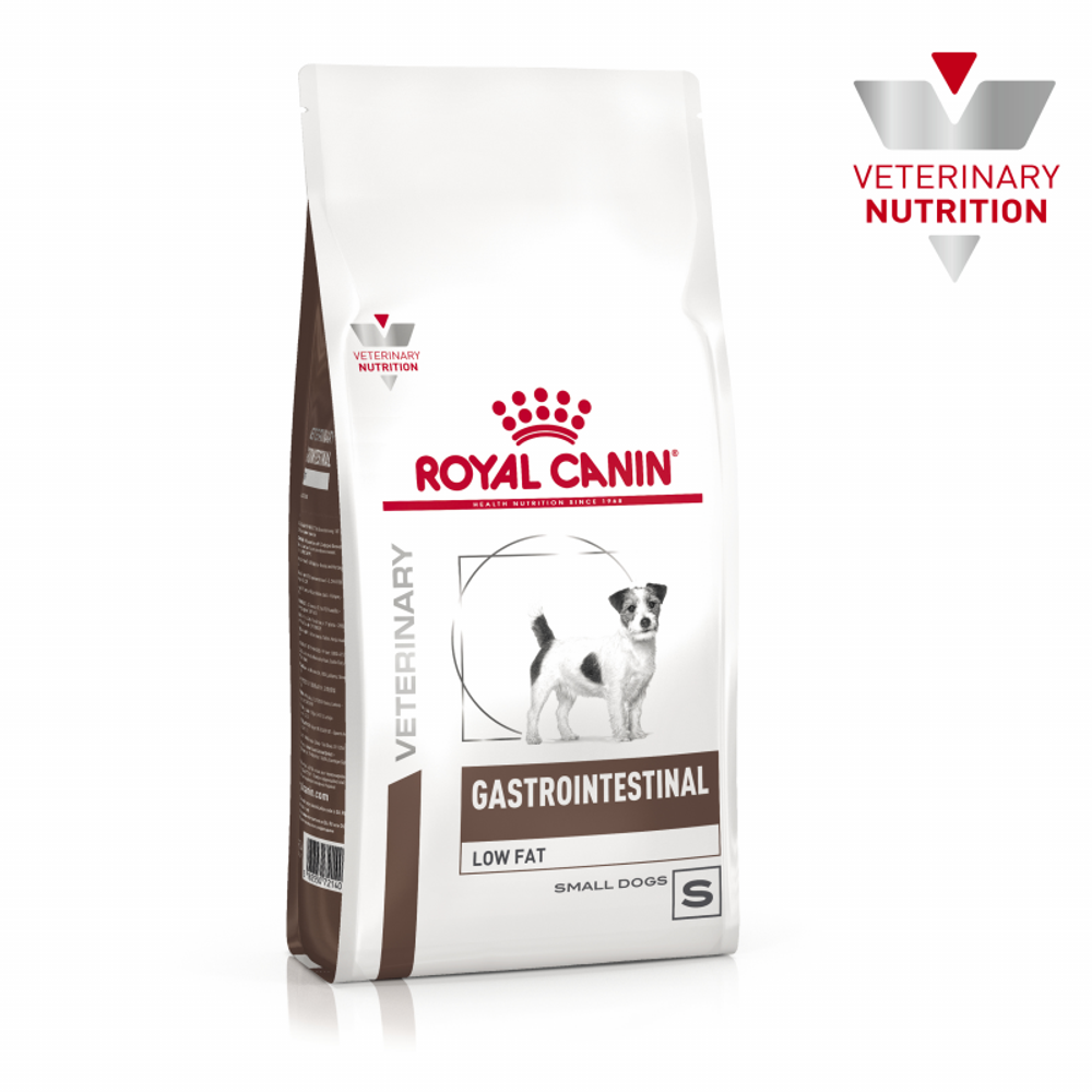 Royal Canin Gastrointestinal Low Fat Small Dogs Гастроинтестинал Лоу Фэт смол дог Корм сухой для взрослых собак мелких пород при нарушениях ЖКТ 1 кг