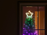 Звезда на ёлку Twinkly Tree Topper 74 LED RGB USB Type-C кабель 3 м Green