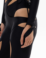 BLACK TROUSERS WITH HOLES