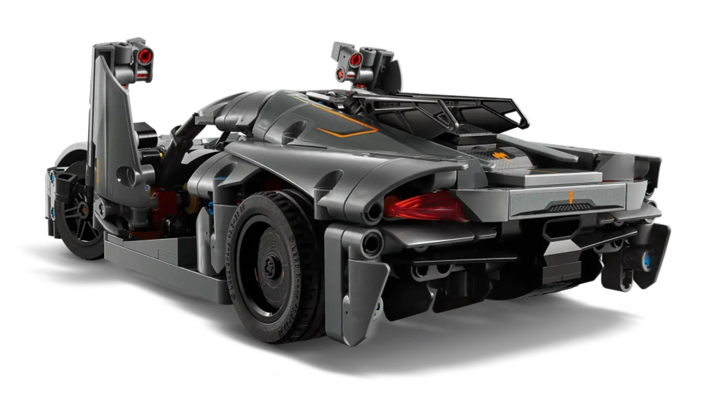 Конструктор LEGO Technic 42173 Серый гиперкар Koenigsegg Jesko Absolut