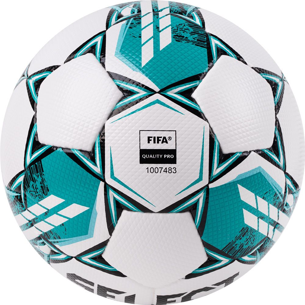 Мяч футб. SELECT Numero 10 V23, 3675060004, р.5, FIFA PRO, 32пан, ПУ, руч. сш, бело-зелено-черн
