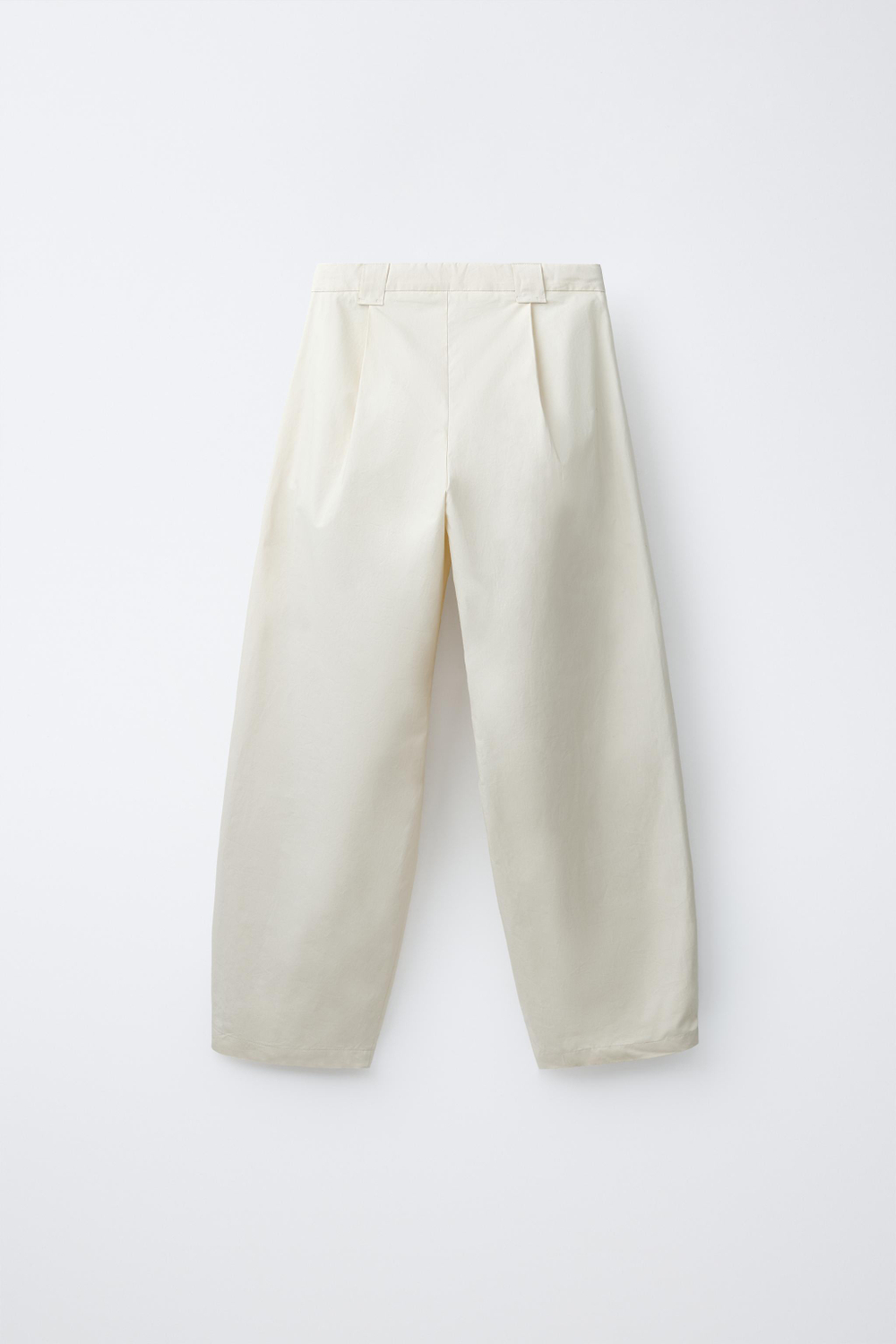 ZARA БРЮКИ PANTALÓN PLIEGUES PENN ©, КАМЕННО-СЕРЫЙ