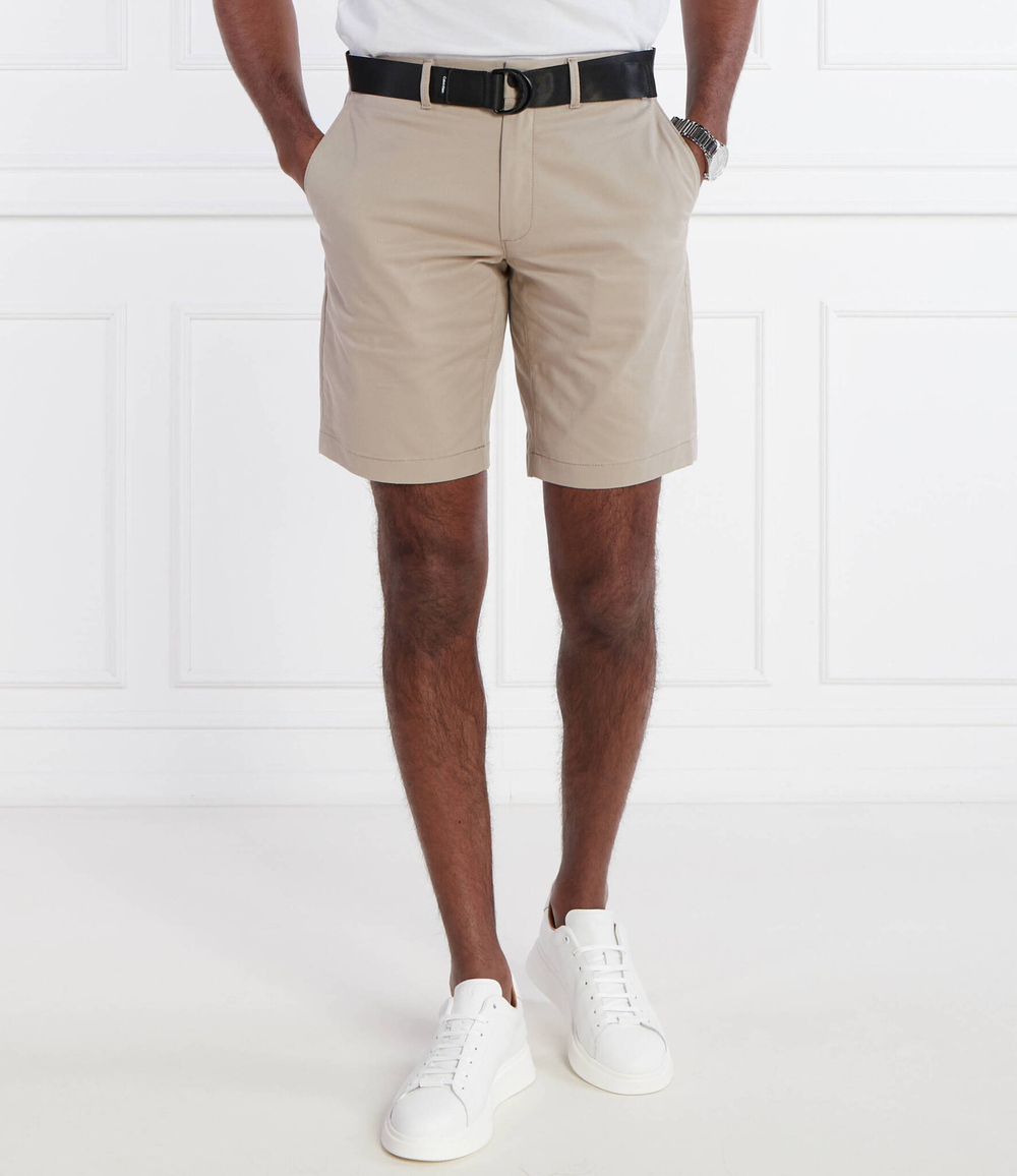 Шорты + пояс MODERN TWILL Calvin Klein - бежевый(K10K111788)