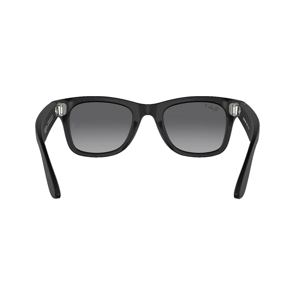 Умные очки Ray-Ban Wayfarer Matte Black / Polar Gradient Graphite, 155-53 (RW4006)