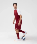 Шорты игровые CAMP Classic Shorts, гранатовый/белый