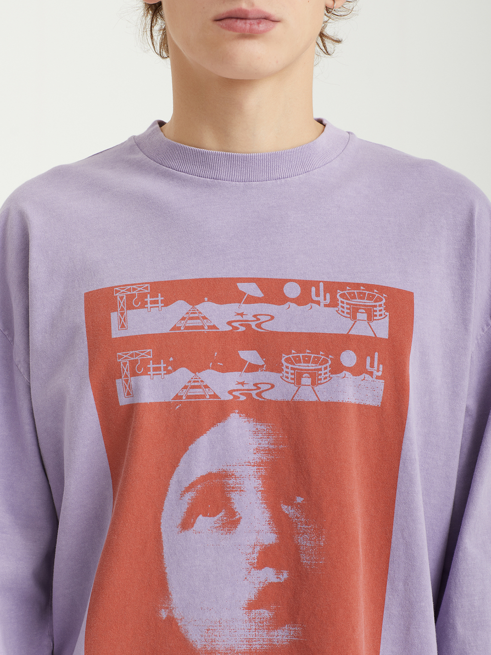 Мужской Лонгслив Faded Wingdings