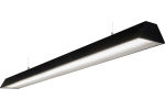 Светильник LED линейный ТРЕЙД VS305 58W-7250Lm 4000К Опал IP40 с БАП на 3ч чёрный 1230х125х64,3мм