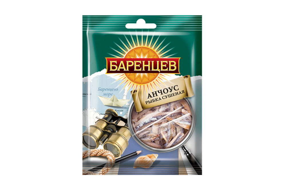 Баренцев анчоус-столефорус тушка потрош 20г