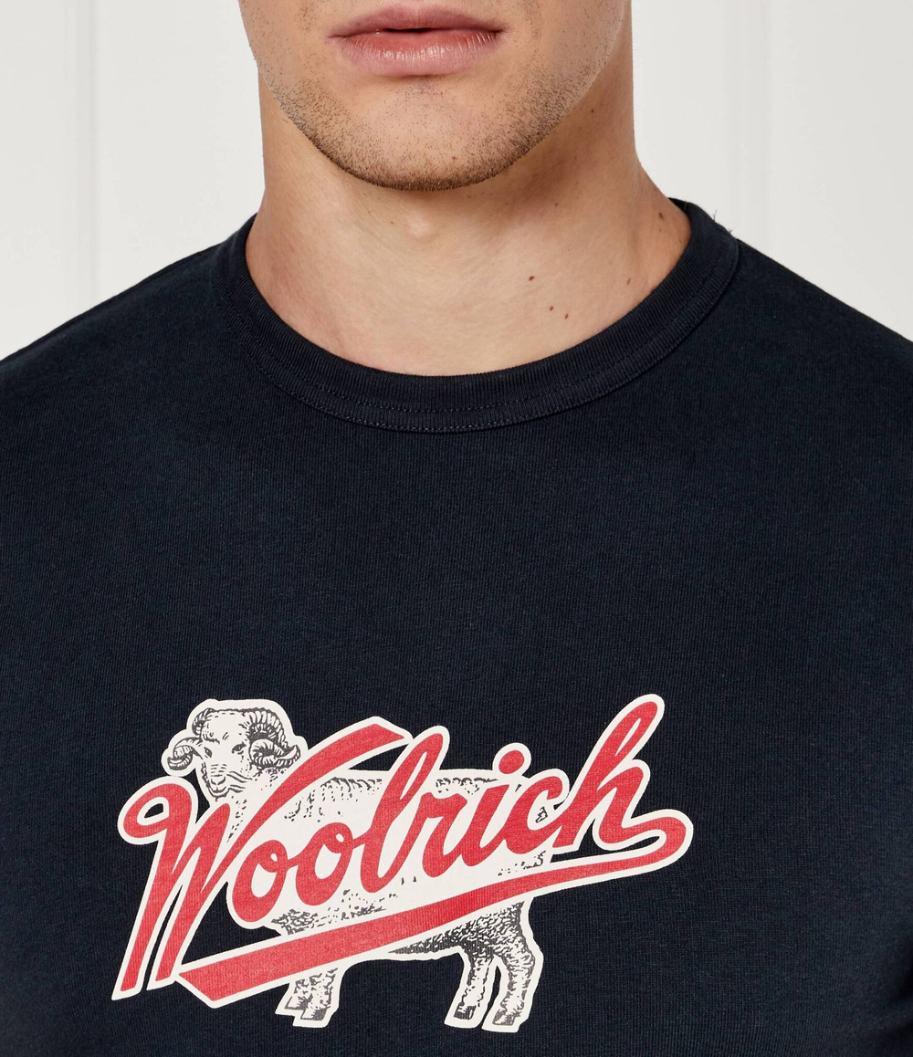 Футболка Woolrich - темно-синий(CFWOTE0138MRUT3385)