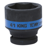 KING TONY (653541M) Головка торцевая ударная шестигранная 3/4", 41 мм