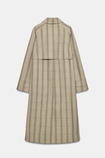 ДЛИННЫЙ ТРЕНЧ В КЛЕТКУ — ZW COLLECTION — ZARA