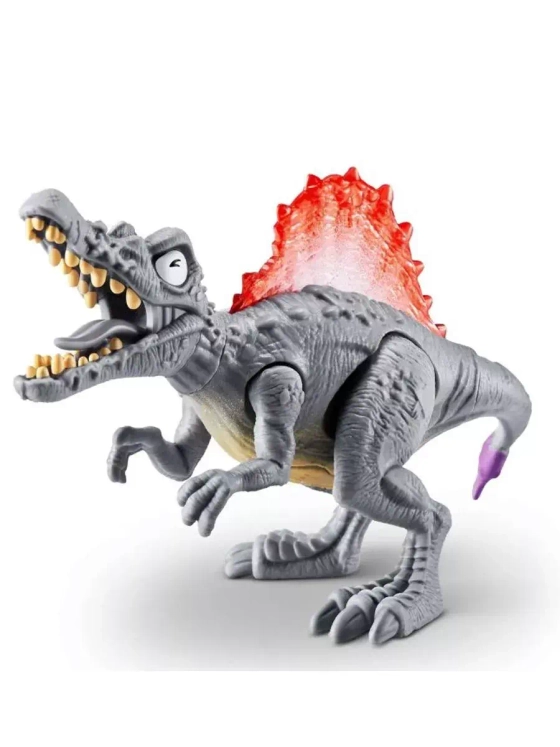 Игрушка сюрприз Smashers mini Jurassic Lightup Dino красный