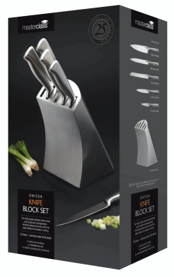 Kitchen Craft Набор из 5 ножей в блоке MasterClass Orissa EAN 5028250382573