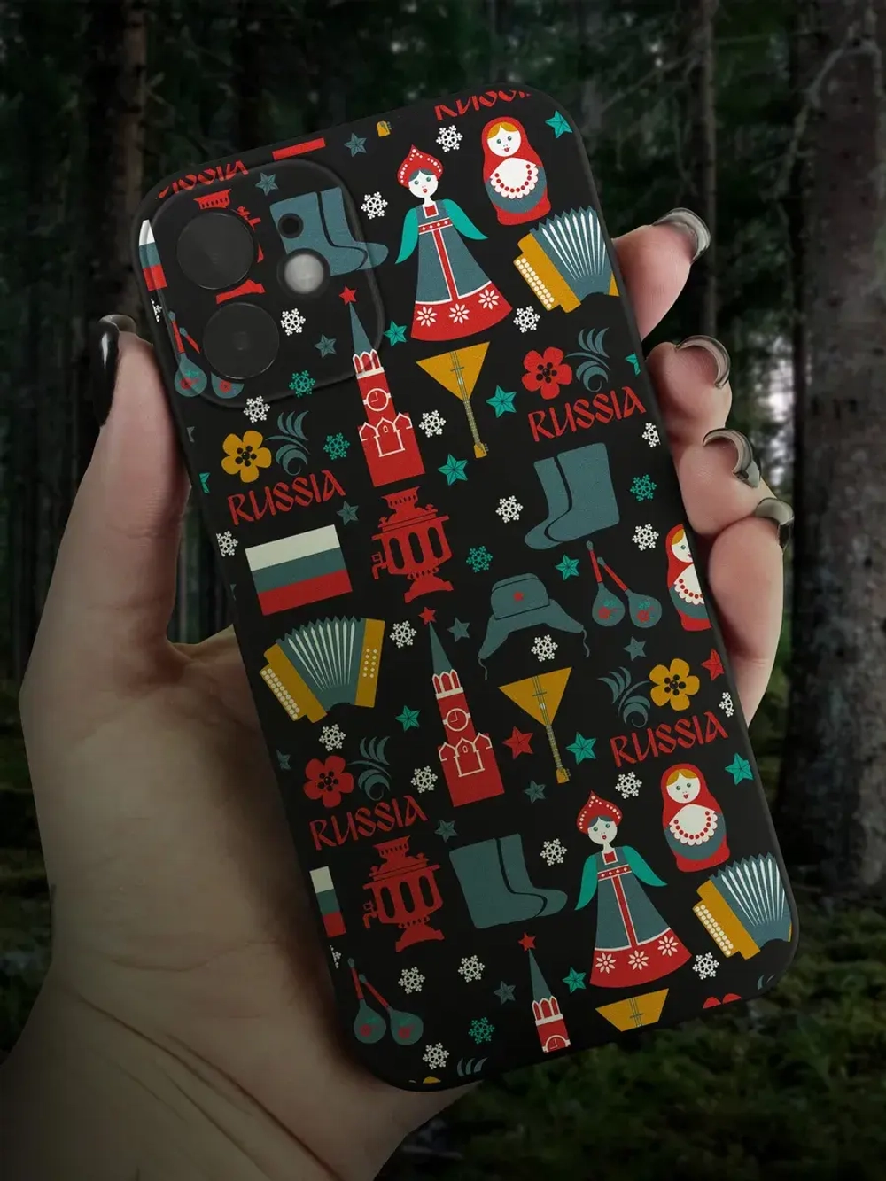Чехол на iPhone 12 mini с принтом