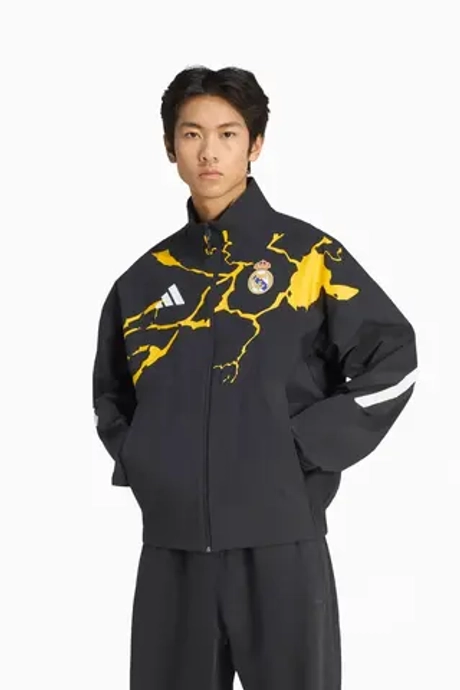 Ветровка adidas Real Madrid x Marvel 25/26 Z.N.E. Anthem - черный