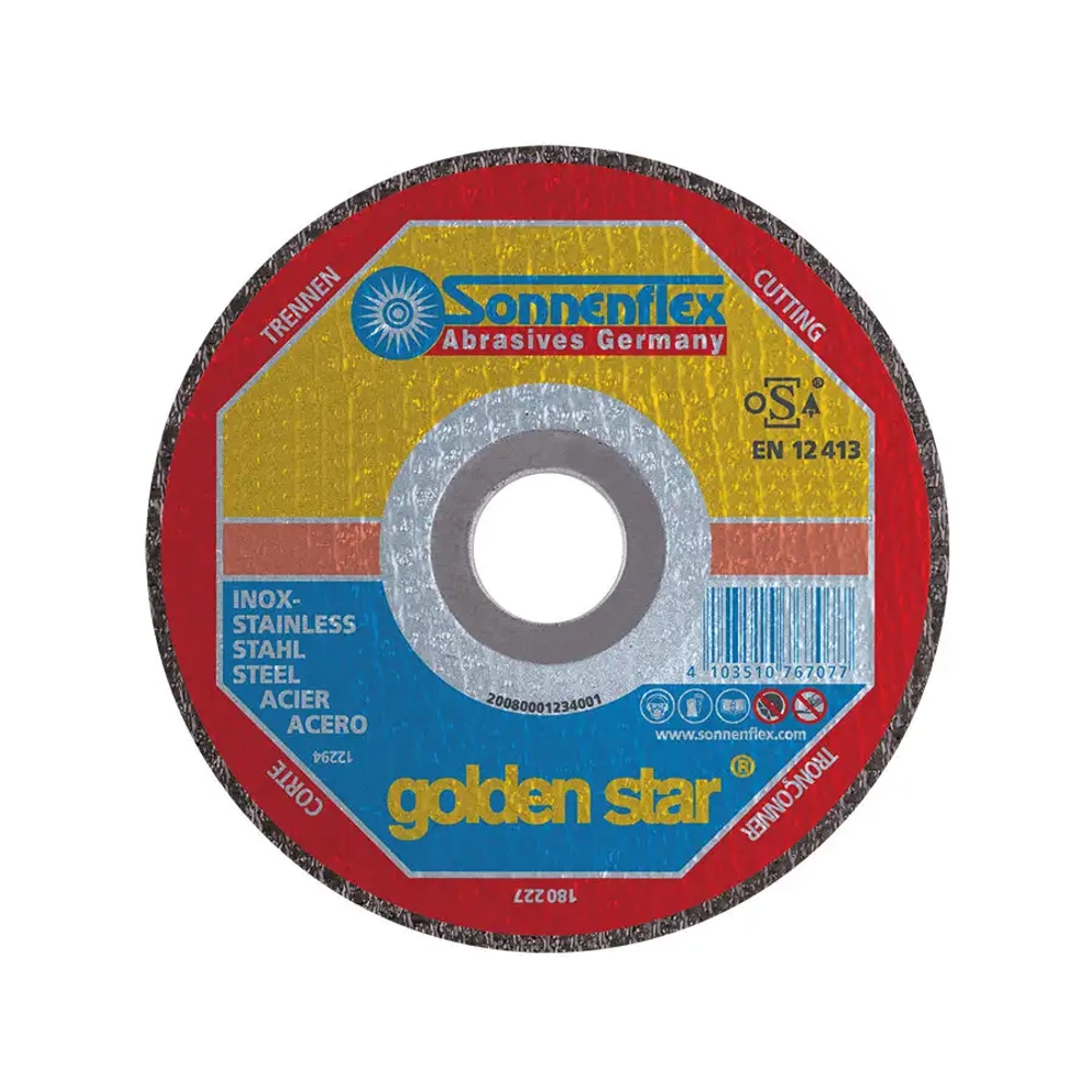 Отрезной диск по нержавейке Golden Star 125x1x22,23 AS60 QBF Sonnenflex 76707
