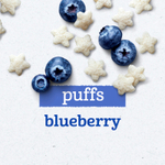 Gerber, Puffs, злаковые подушечки, для малышей от 8 месяцев, голубика, 42 г (1,48 унции)