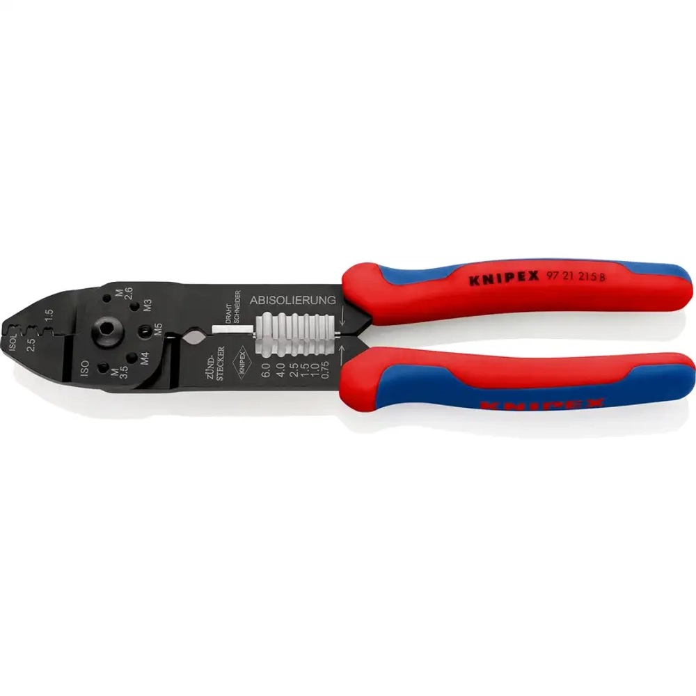 Клещи зажимные для опрессовки чернёные 230 мм Knipex 97 21 215 B