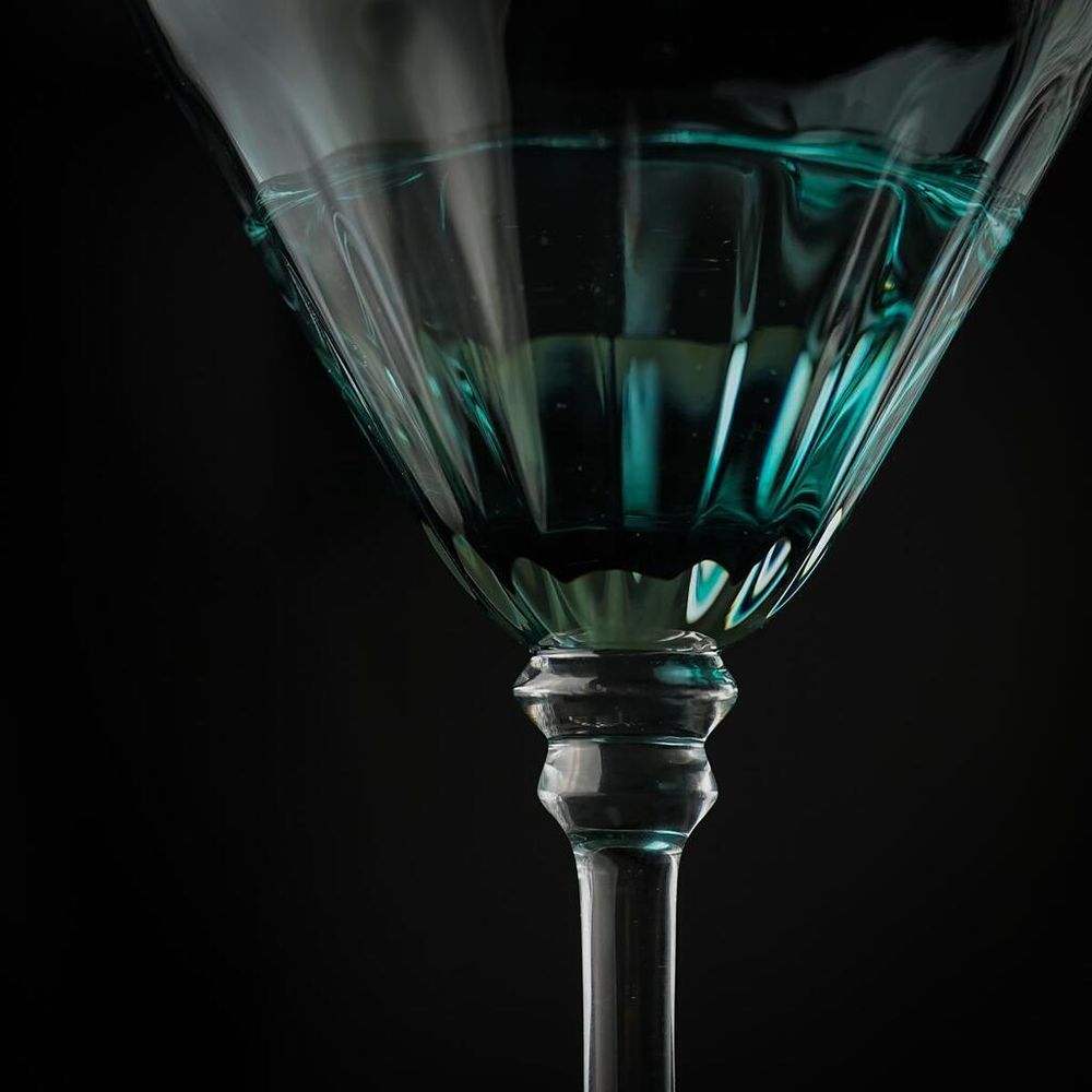 Рюмка коктейльная 350 мл Мартини голубая "Azure" d 12,5 см h19,5 см P.L. - BarWare [4]