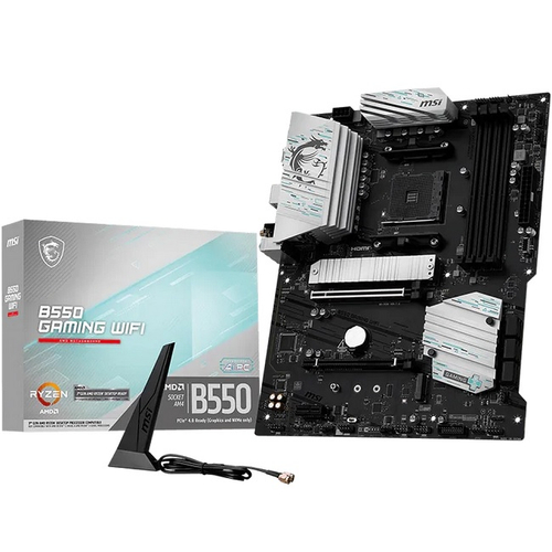 Материнская плата MSI B550 GAMING WIFI (AM4/AMD B550/4xDDR4/2xPCI-Ex16/M.2/SB7.1/Wi-Fi/BT/GLAN/HDMI/DisplayPort/ATX)