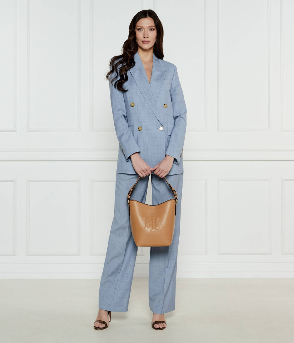 Кожаная сумка через плечо WITLEY LAUREN RALPH LAUREN - коричневый(431950855)