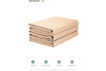 Комплект полотенец вафельных Home One 80х150 (3шт), бежевый