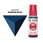 AK Interactive Russian Blue Quick Gen - контрастная акриловая краска, 18 мл