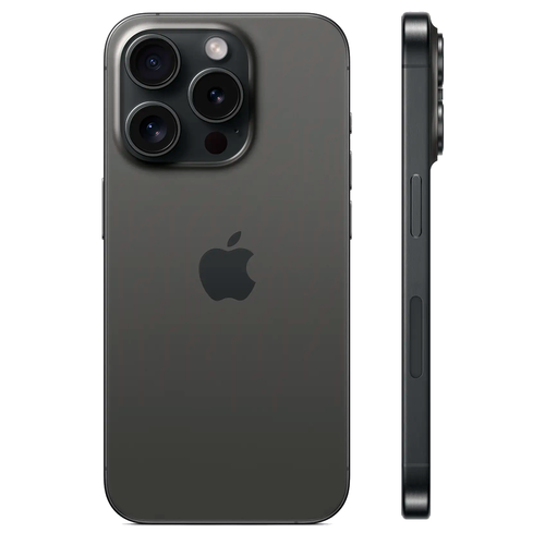 Смартфон Apple iPhone 15 Pro 128GB eSIM, Black Titanium (Черный)
