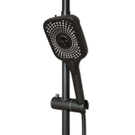 Душевая система 35к MIXLINE МЛ34-06(ML34-06) "Соло" излив лейка 3 поз.+лейка"Тропический душ" ЧЕРНЫЙ