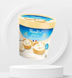 Мини тарты SIMLEZ с белым шоколадом и хрустящими шариками, со вкусом йогурта