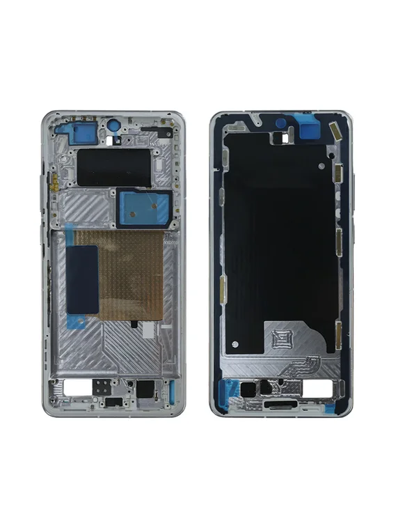 Рамка (средняя часть корпуса) для Vivo X200 Pro серебристая (Silver)
