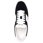 TOM FORD Stylish Skateboarding Shoes Men"s Low top Black/White