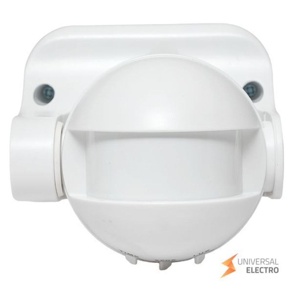 Микроволновый датчик движения бел, 1200Вт 180гр, до 15м IP44 MW-702 EKF PROxima