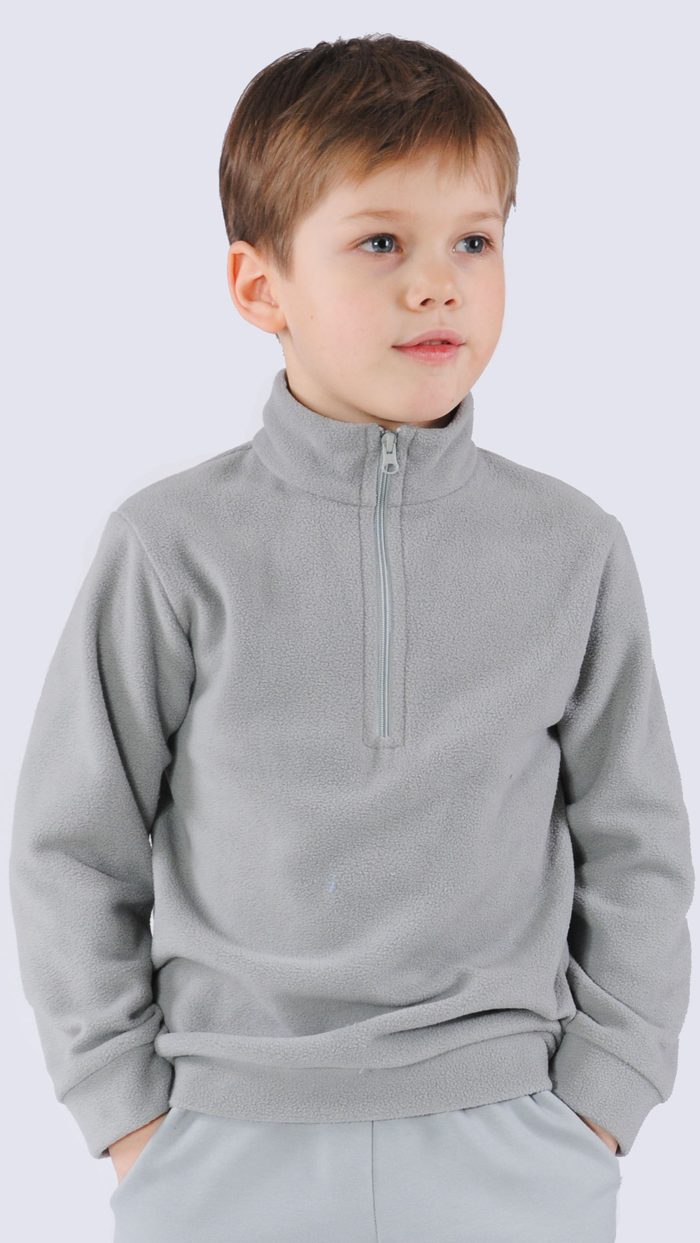 Джемпер флисовый для мальчика 2-8 лет