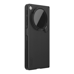 Чехол с защитной откидной крышкой для камеры на OPPO Find N6, серия Super Frosted Shield Prop Magnetic Case (версия с прозрачной крышкой объектива) от Nillkin