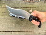 CS_29AXVS Extra Large Voyager Vaquero Serrated - нож склад., рук-ть Griv-EX, серр. клинок AUS10A